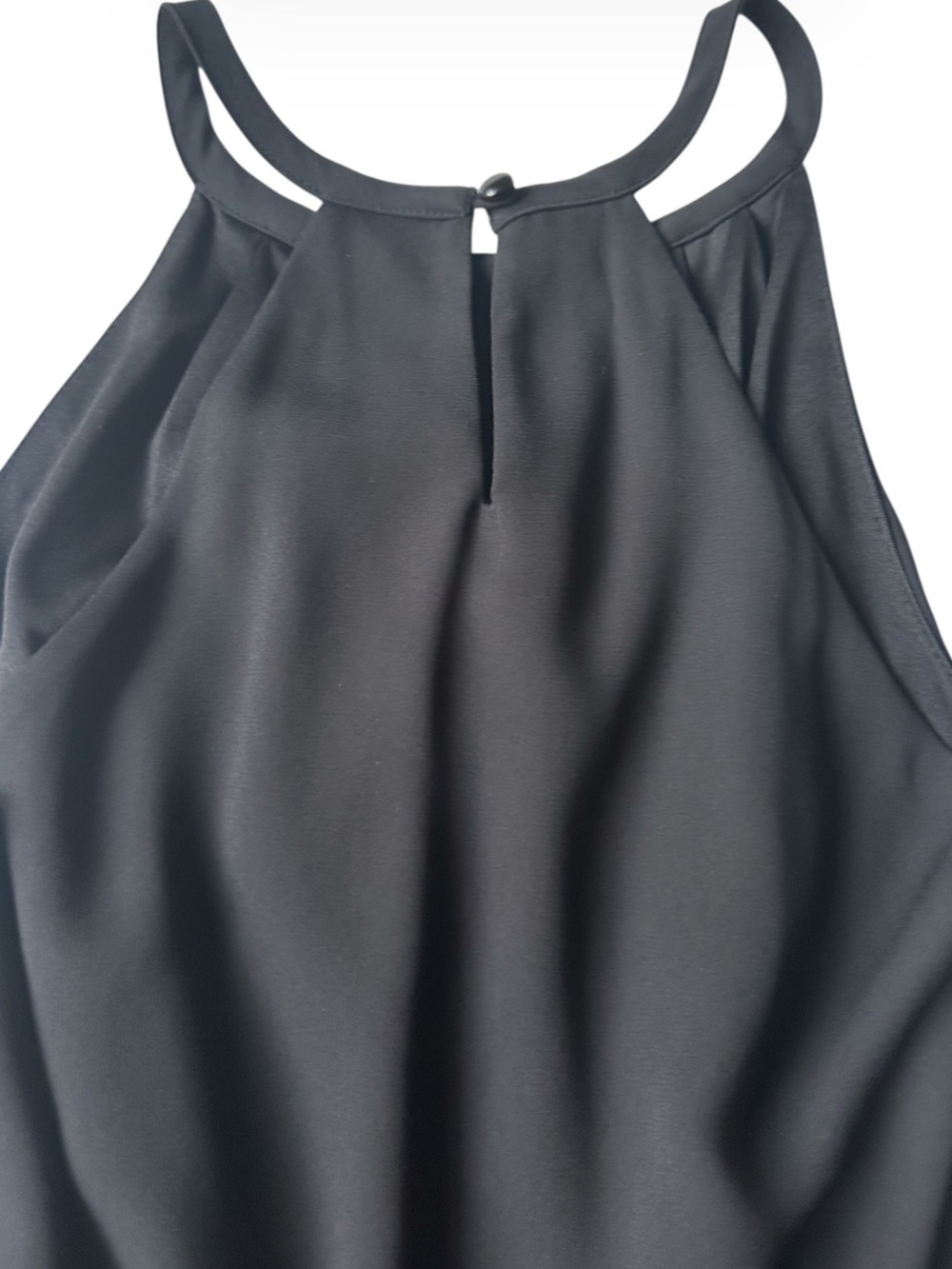 Banana Republic Black Halter Fit & Flare A-line Dress - Picture 8 of 8